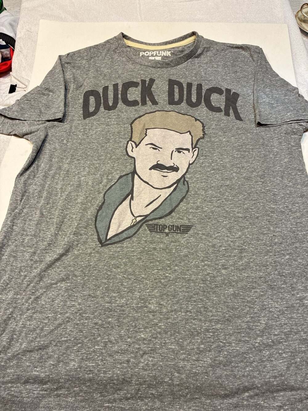 Popfunk Top Gun The Rip Goose Athletic Heather Graphic T-Shirt